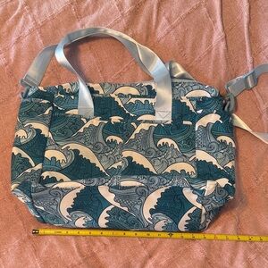 Blue Patterned Women's Bag